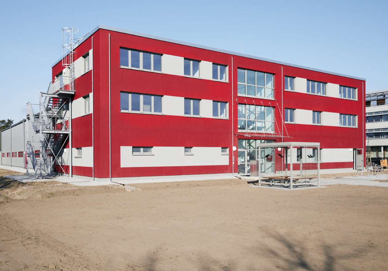 Exterior facade, spring 2024