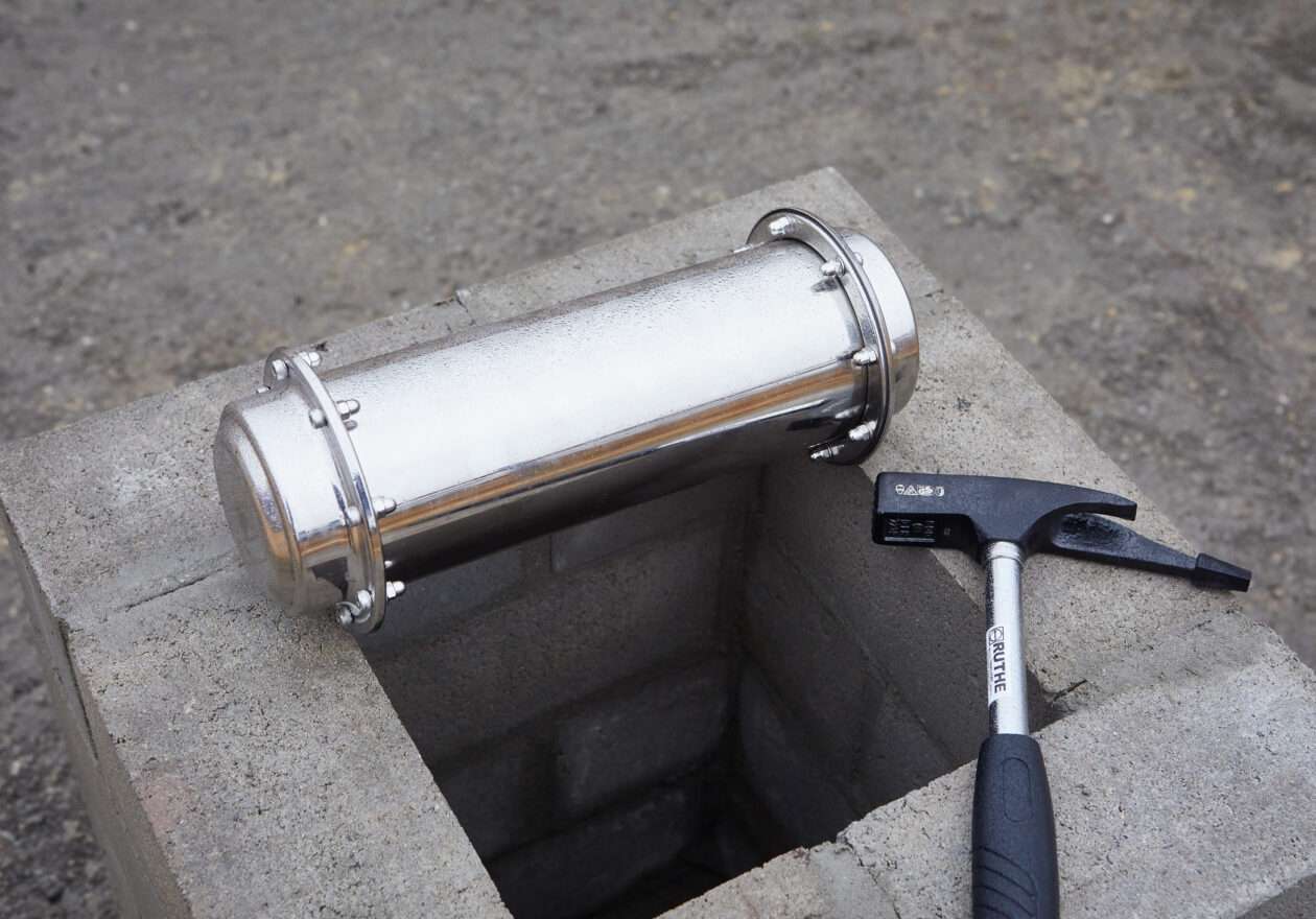 Time capsule for the groundbreaking in 2021